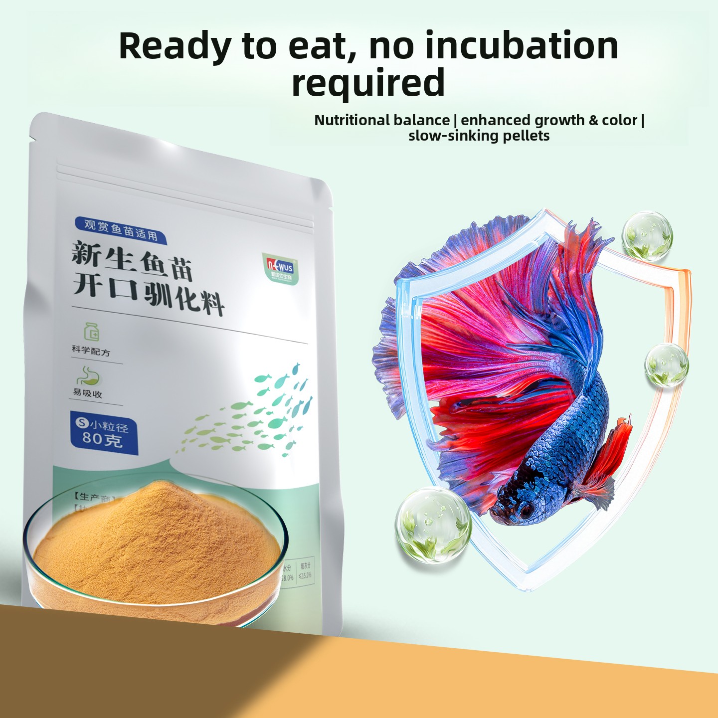 Baby Food With Protein - Eunison Micro Pellets Baby Fish Food,
