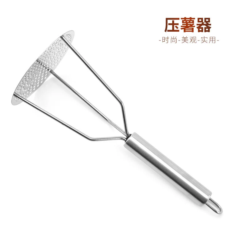 Baby Food With Sweet Potato - Stainless steel potato press baking masher