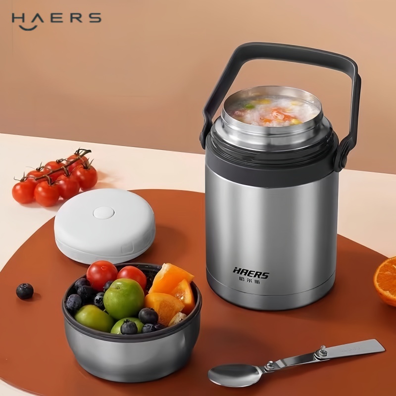 Baby Food Jar Insulated - HAERS 1L Insulated Food Jar 304