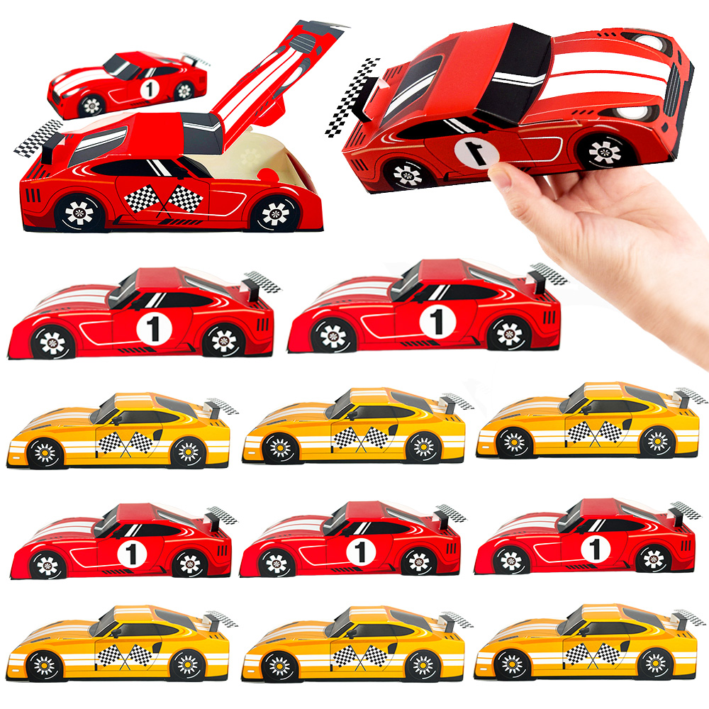 Baby Food Packaging - 10/20/30pcs Racing Car Theme Gift Box