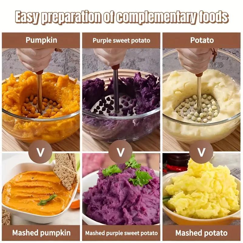 Baby Food With Sweet Potato - 1 Piece 201 Stainless Steel Potato