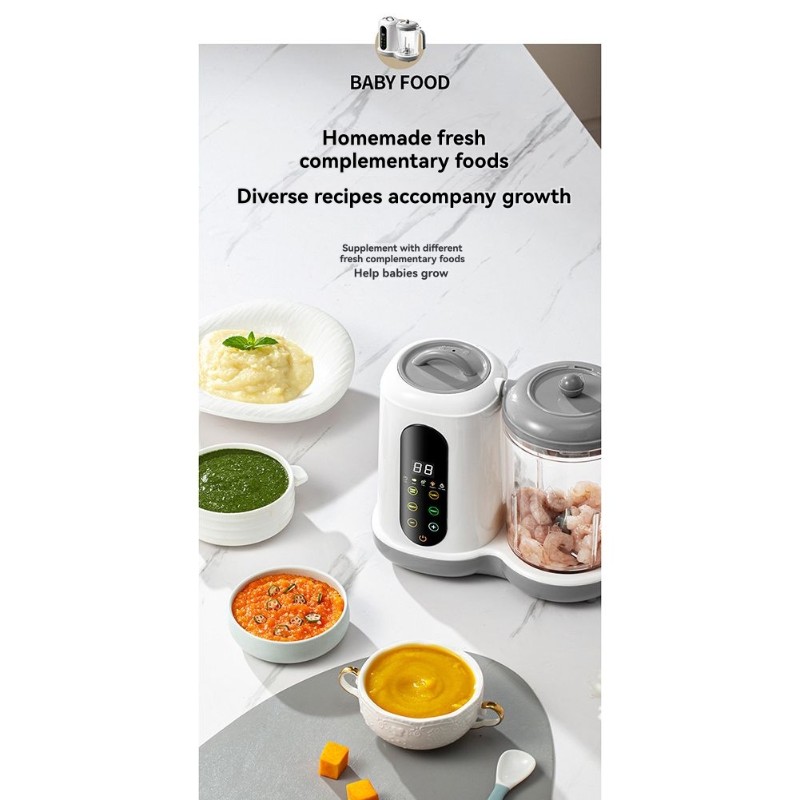 Baby Food Steamer - 【NEW A39M】 Automatic Baby Food Maker-Multi-Function