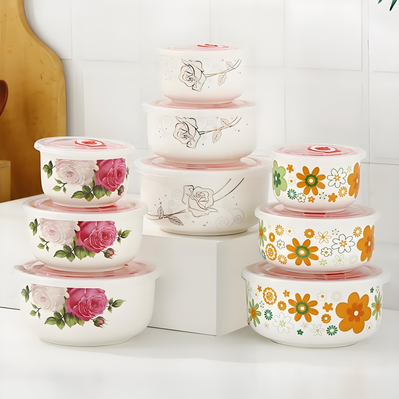 Baby Food For 1 Year Old - Three-piece set, fine bone china lunch