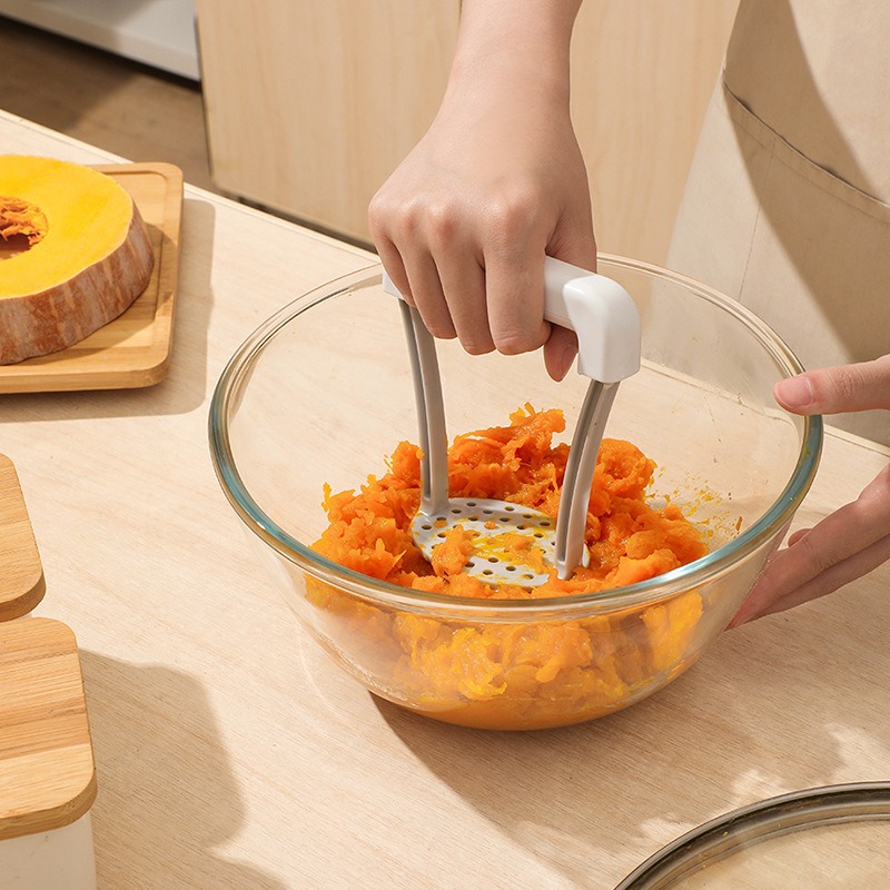 Baby Food With Sweet Potato - Manual Potato Masher Household Food Press