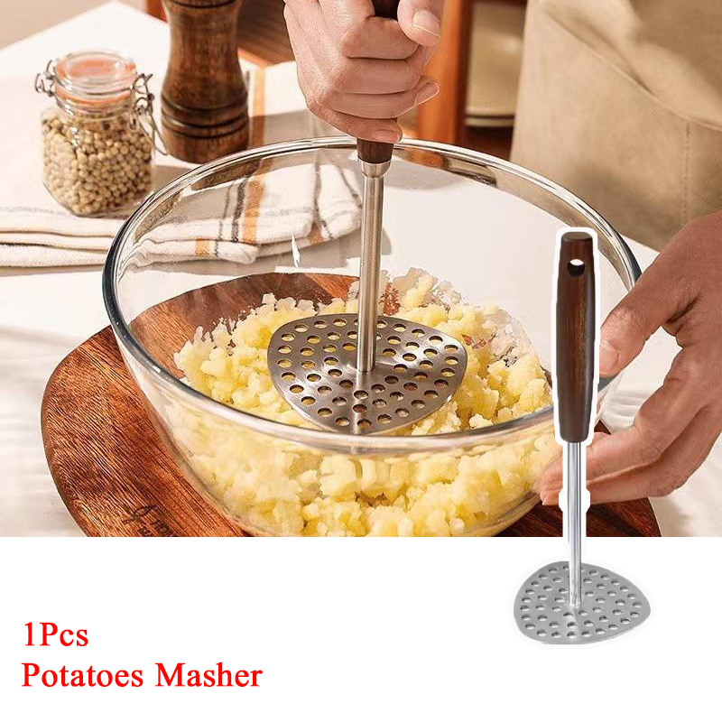 1Pcs 201 Stainless Steel Mashe - Baby Food With Sweet Potato ulasan dan harga
