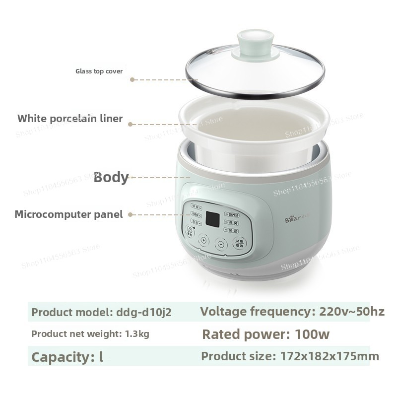 Mini Electric Stew Pot DDZ-A08 - Baby Food Stew ulasan dan harga