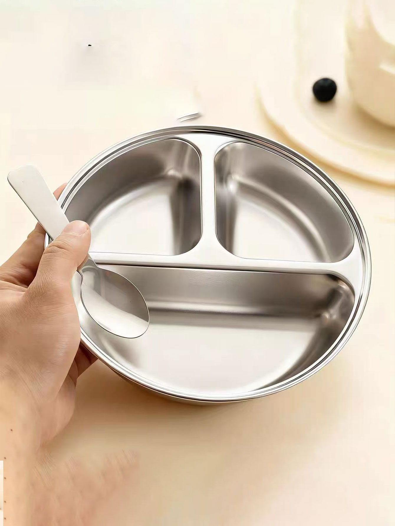 Three-Compartment Steaming Tra - Baby Food Steamer ulasan dan harga