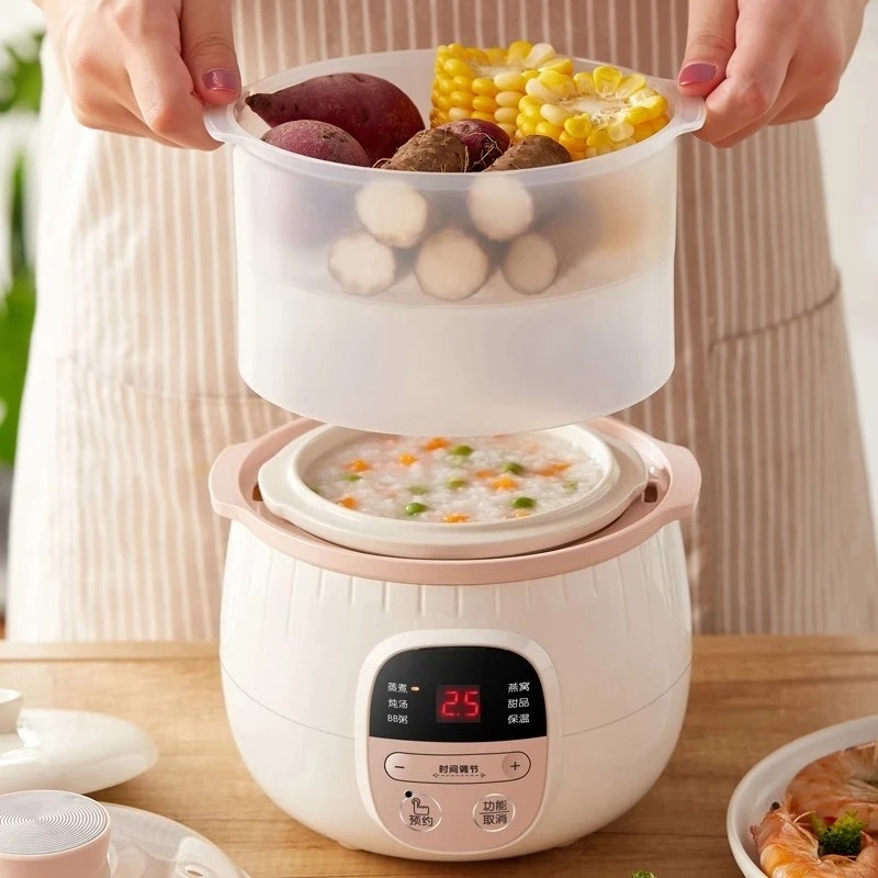 0.8L Baby Porridge Maker Autom - Baby Food Steamer ulasan dan harga
