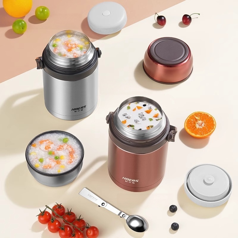 HAERS 1L Insulated Food Jar 30 - Baby Food Jar Insulated ulasan dan harga