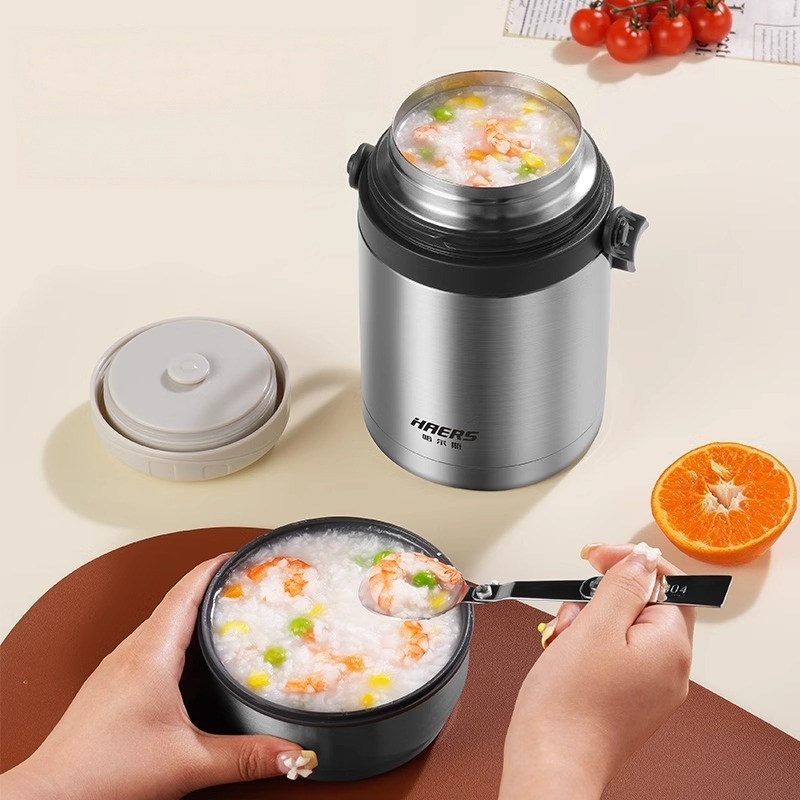 HAERS 1L Insulated Food Jar 30 - Baby Food Jar Insulated ulasan dan harga