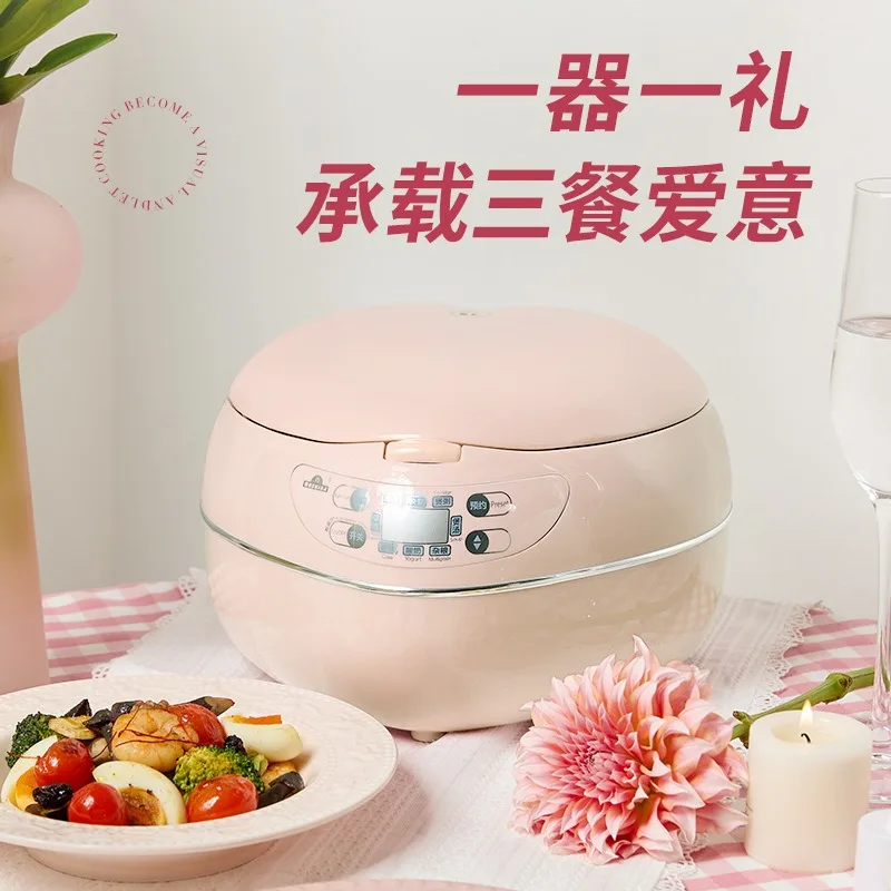 Pink 1.8L 300w Heart-shaped Ri - Baby Food Stew ulasan dan harga