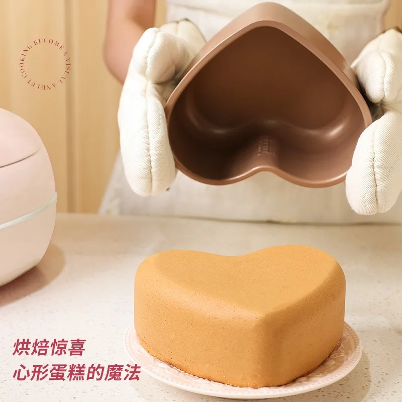 Pink 1.8L 300w Heart-shaped Ri - Baby Food Stew ulasan dan harga
