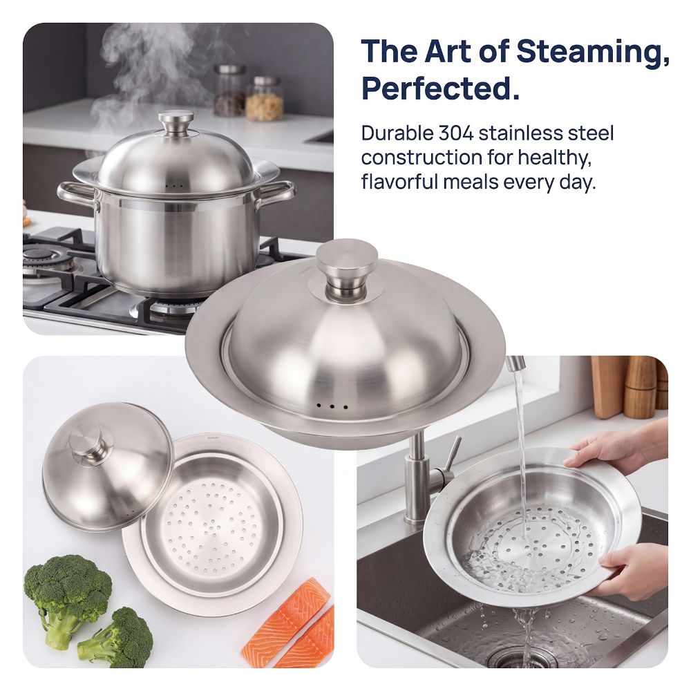 304 Stainless Steel Steaming T - Baby Food Steamer ulasan dan harga
