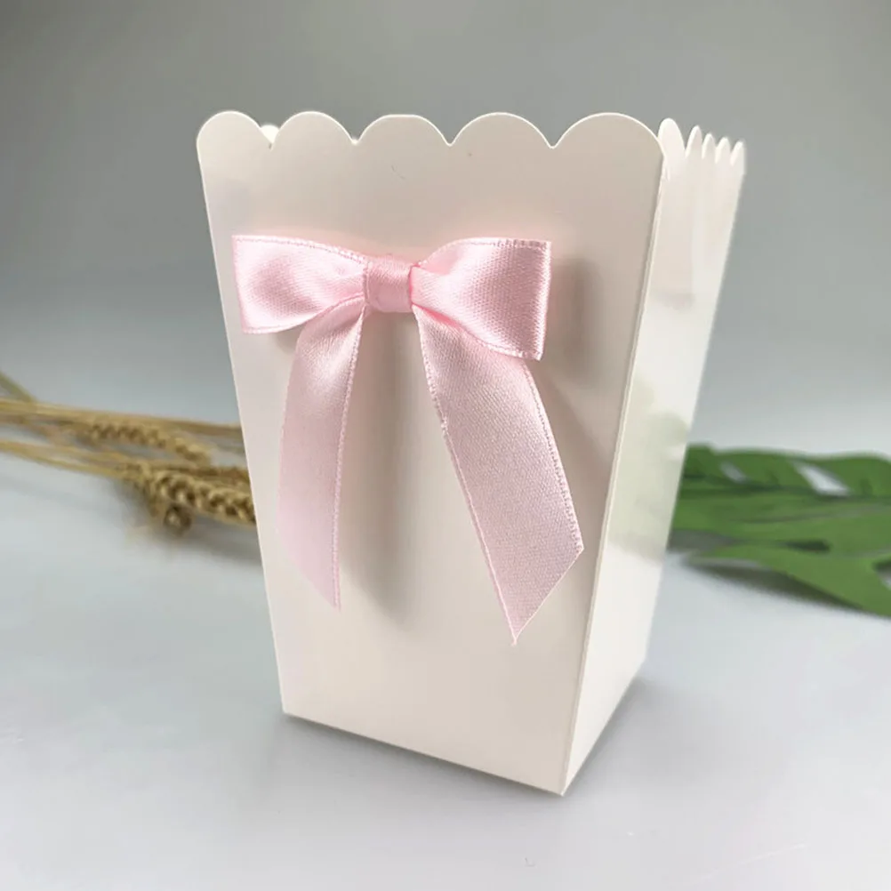 12pcs Pink Bow Popcorn Box Par - Baby Food Packaging ulasan dan harga