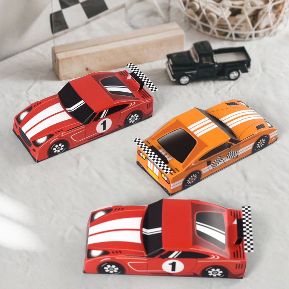 10/20/30pcs Racing Car Theme G - Baby Food Packaging ulasan dan harga