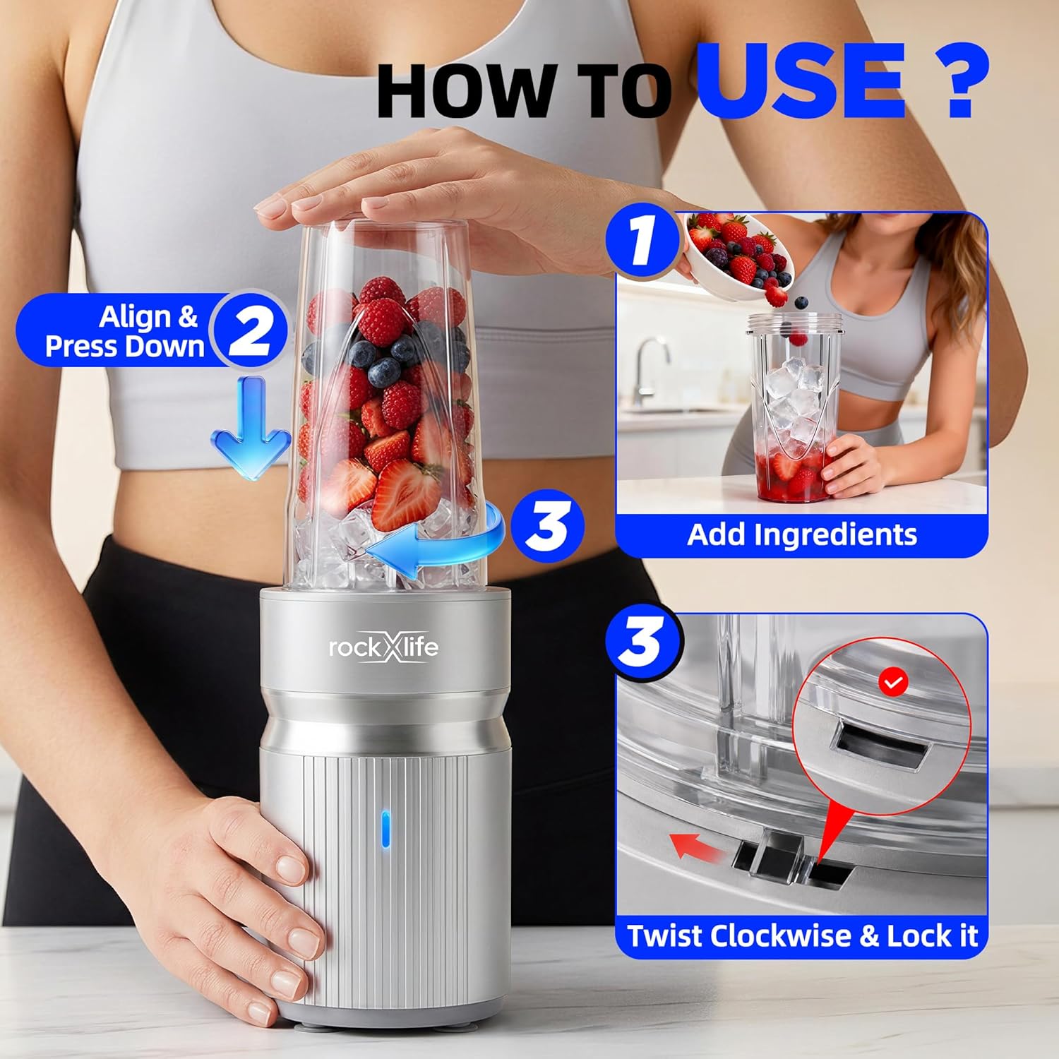 Versatile 1000W Portable Blend - Baby Food With Protein ulasan dan harga