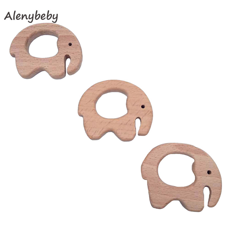 Wood Teether Cartoon DIY Wood  - Baby Food Organic ulasan dan harga