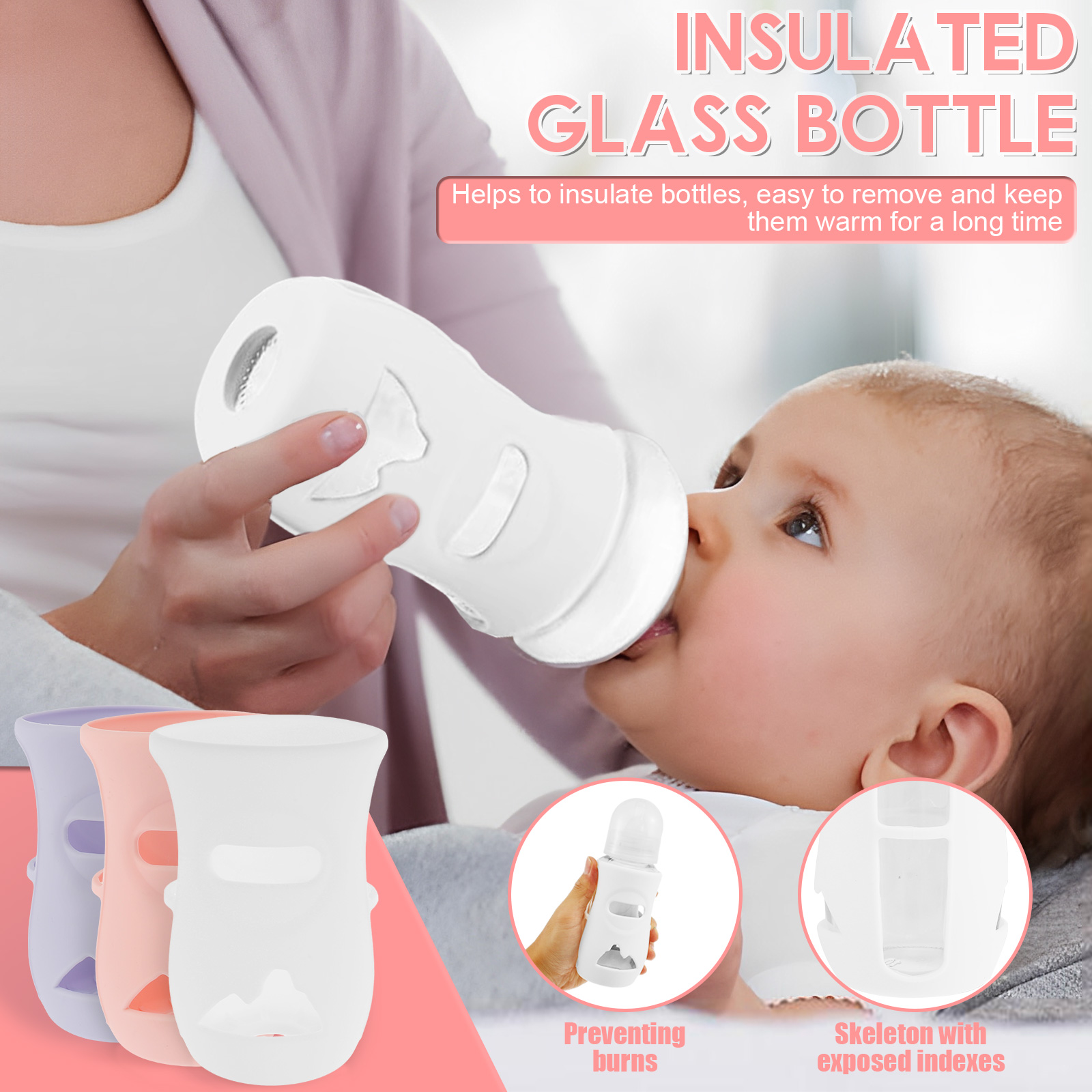 Silicone Sleeves Silicone Baby - Baby Food Packaging ulasan dan harga