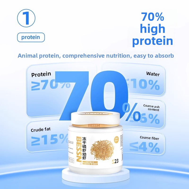 BESSN Freeze-Dried Krill & Bab - Baby Food With Protein ulasan dan harga