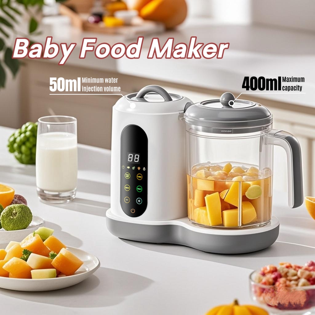 Multifunctional Baby Food Make - Baby Food Steamer ulasan dan harga