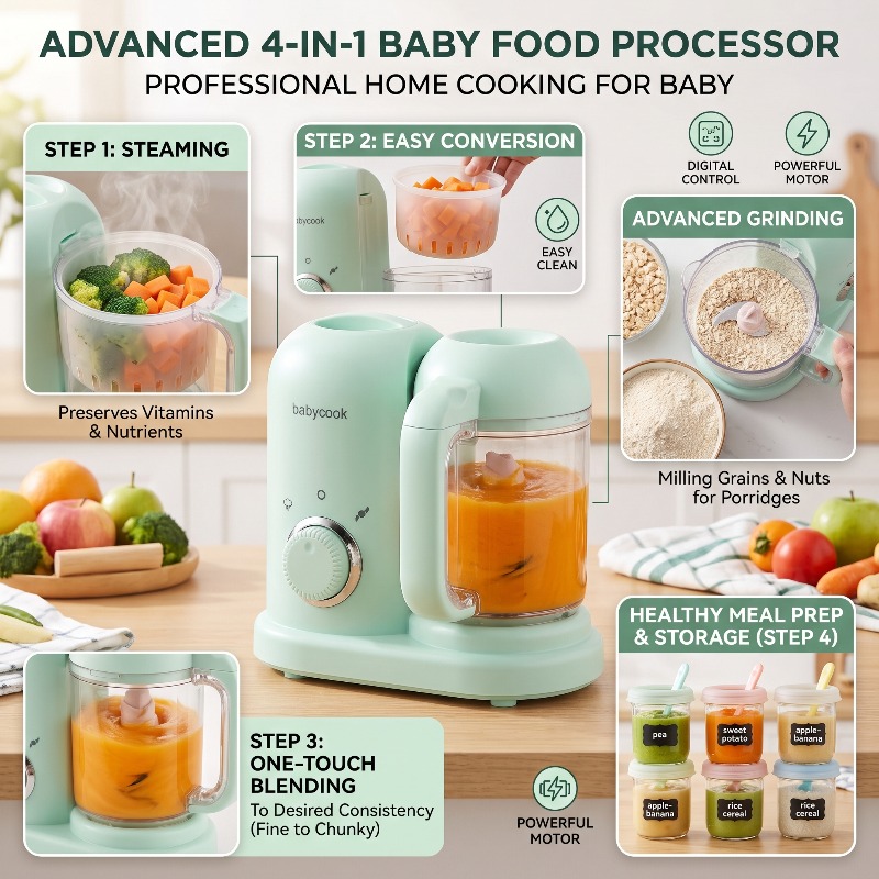 Multi-Function High-precision  - Baby Food Steamer ulasan dan harga