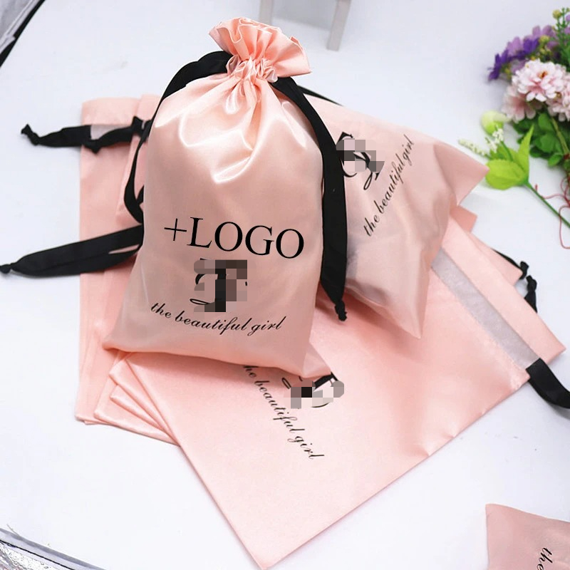 20PCS Baby Pink Silk Satin Pou - Baby Food Packaging ulasan dan harga
