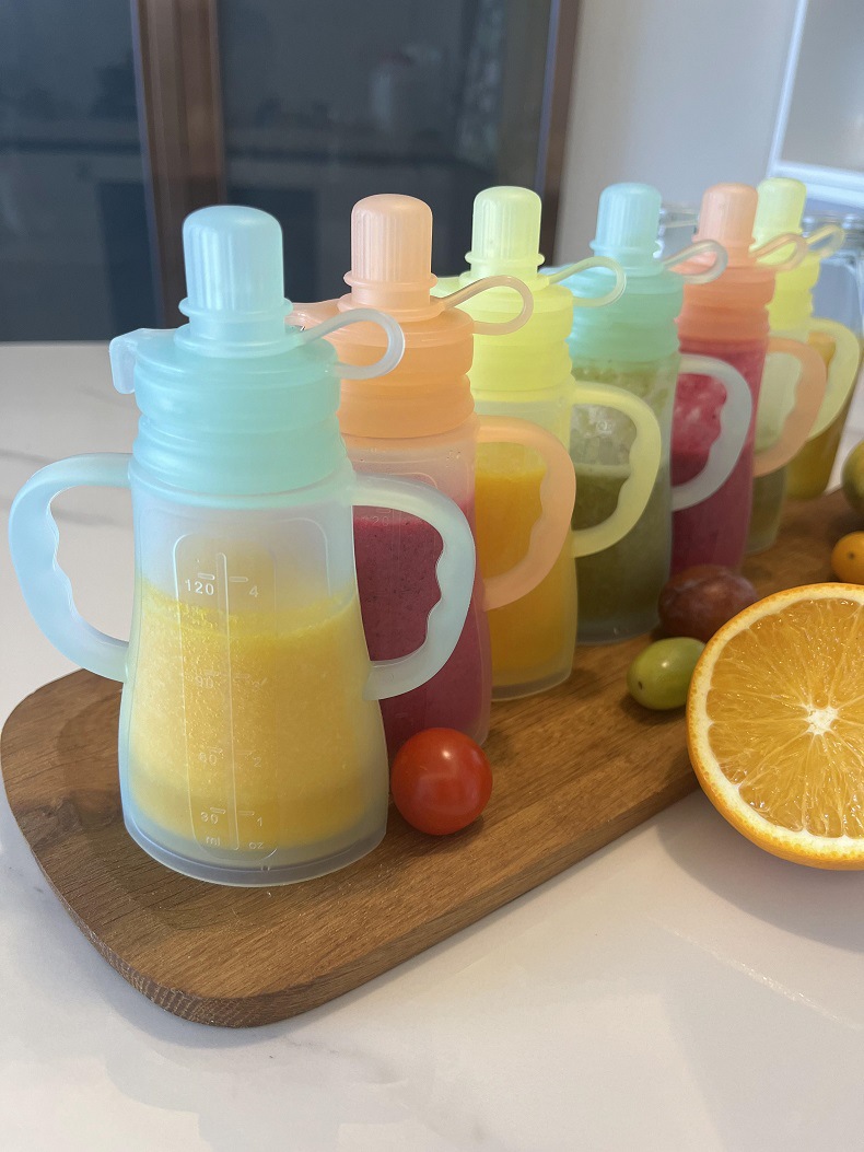 New Reusable Silicone Breast M - Baby Food Packaging ulasan dan harga