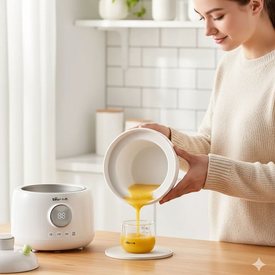 Bear Baby Food Cooker Electric - Baby Food Stew ulasan dan harga