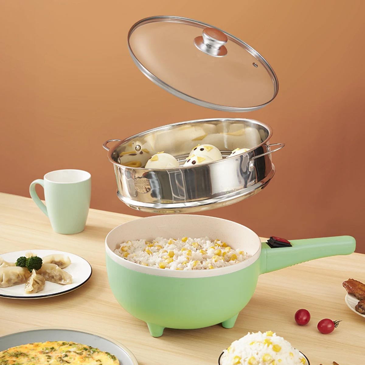 ARIER 24V 220V Multi-Function  - Baby Food Steamer ulasan dan harga