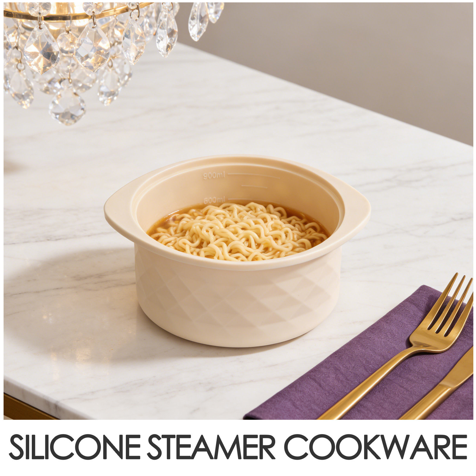 Silicone Microwave Steamer Bow - Baby Food Steamer ulasan dan harga
